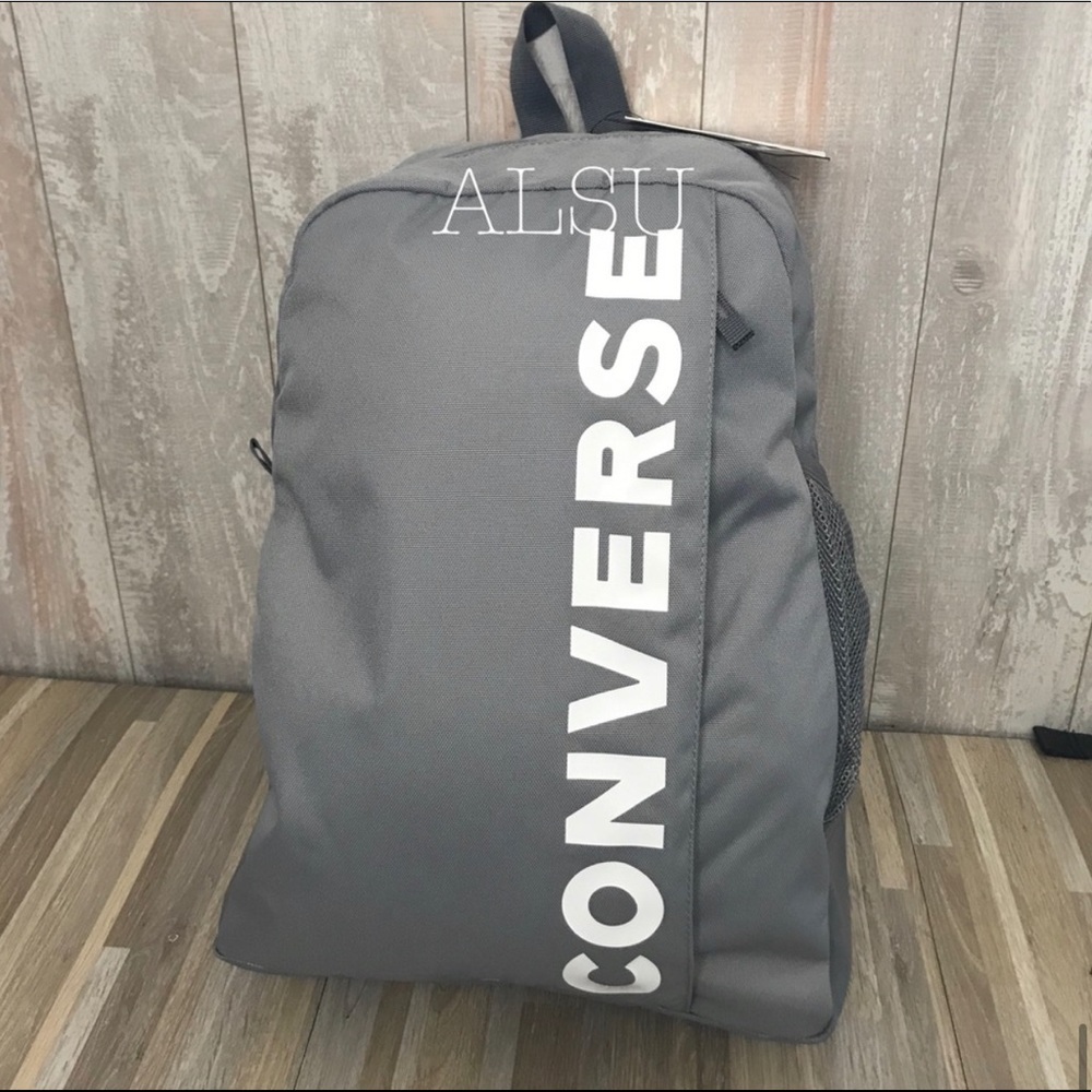 Converse Speed 2 Backpack Grey Unisex AUTHENTIC - Picture 6 of 8
